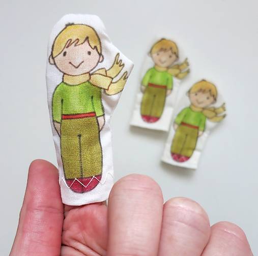 MINI pršteková maňuška - sada Malý princ