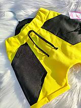 Nohavice - Kraťasy baggy ŽLTÉ (typ 3) - 17627891_