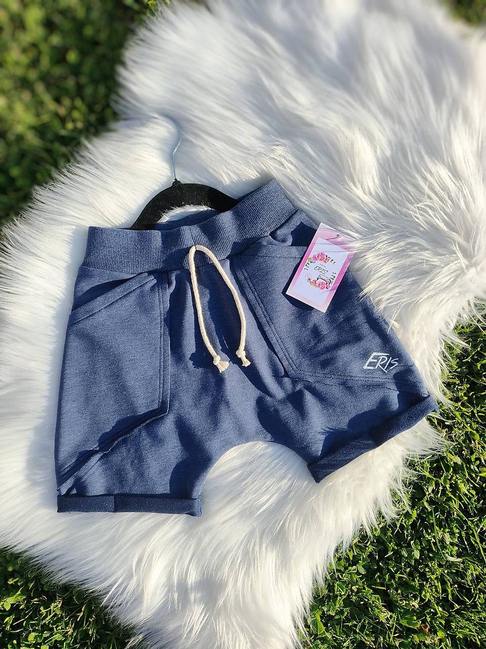 Kraťasy baggy MODRÉ (typ 3)