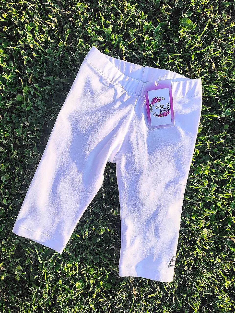 Legíny krátke klasik BIELE