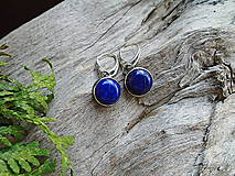 Náušnice - Strieborné náušnice Ag925 Lapis Lazuli - 17627866_