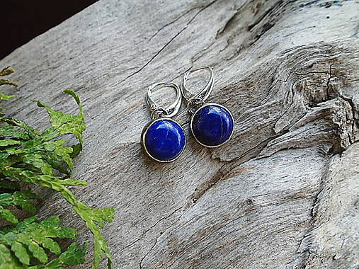 Strieborné náušnice Ag925 Lapis Lazuli