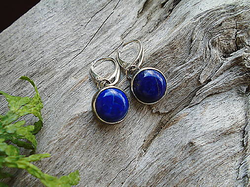 Strieborné náušnice Ag925 Lapis Lazuli