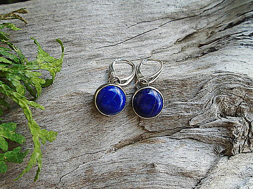 Strieborné náušnice Ag925 Lapis Lazuli