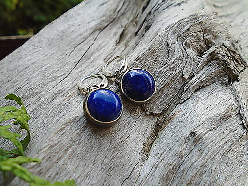 Strieborné náušnice Ag925 Lapis Lazuli