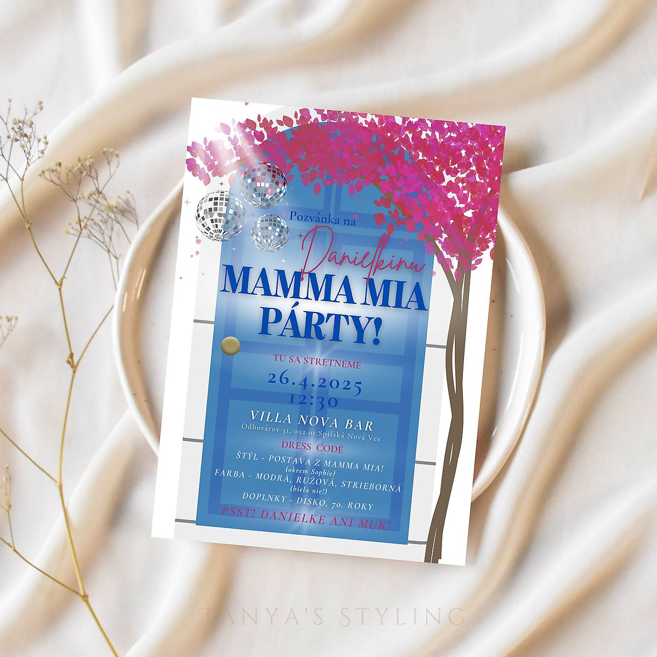 Rozlúčka so slobodou... Mamma Mia!