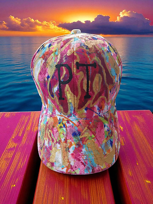 Čiapky, čelenky, klobúky - Šiltovka - ručne maľovaná - 17628821_
