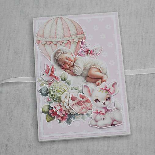 Papiernictvo - Minialbum - leporelo pre dievčatko - 17629851_
