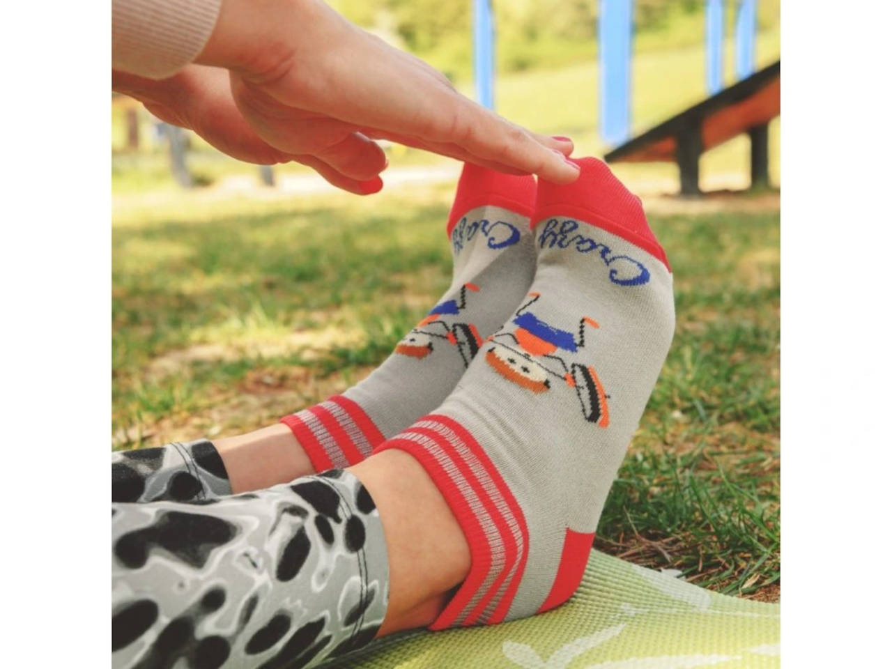 Ponožky CrazyStep Vzpierač krátke