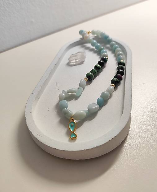 Náhrdelníky - Náhrdelník Vážim si (jediný kus, originál) - 17628262_