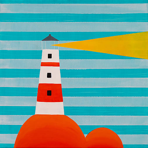 Lighthouse, Giclée art print 30x36