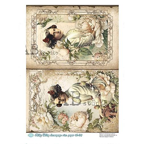 Papier - Ryžový papier 76 AB/ A4 - 17632069_