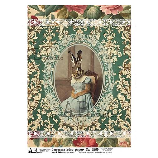Papier - Ryžový papier 2235 AB/ A4 - 17632340_