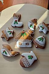 Dekorácie - Vianočné medovníčky  - 17630561_