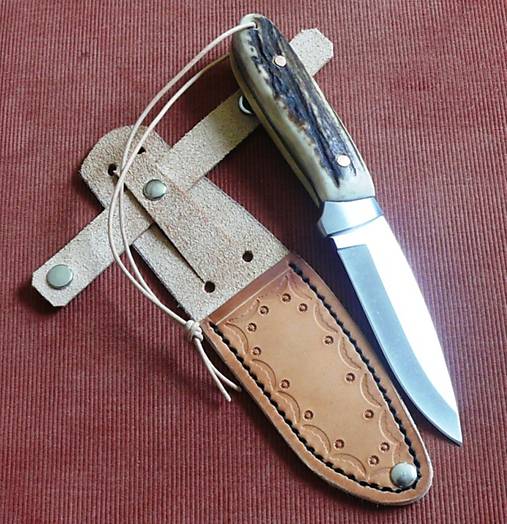 Príbory, varešky, pomôcky - Mid hunter - stredný lovecký nôž - 17631782_