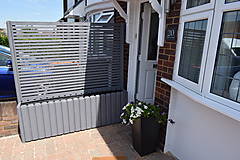 Nádoby - Dĺžka 140cm - Záhon so zástenou VERTIK A180  - 17630290_