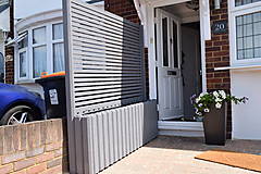 Nádoby - Dĺžka 140cm - Záhon so zástenou VERTIK A180  - 17630292_