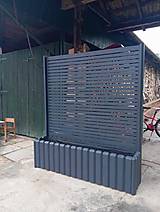 Nádoby - Dĺžka 140cm - Záhon so zástenou VERTIK A180  - 17630295_