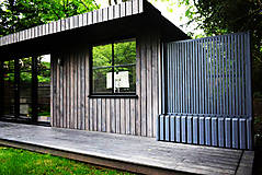 Nádoby - Dĺžka 140cm - Záhon so zástenou VERTIK A180  - 17630296_