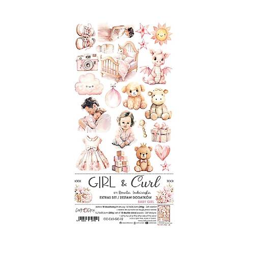 Papier - Scrapbook papier 6x12 Girl & Curl - 17633177_