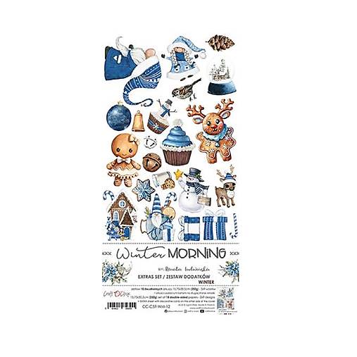 Papier - Scrapbook papier dodatkový Winter Morning - 17634702_