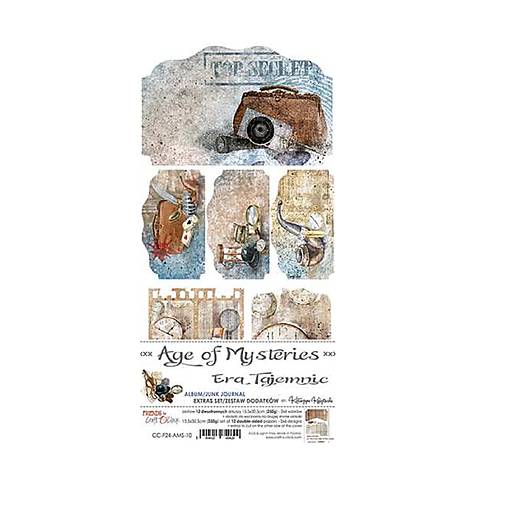 Papier - Scrapbook papier Junk Journal Age of Mysteries - 17634776_