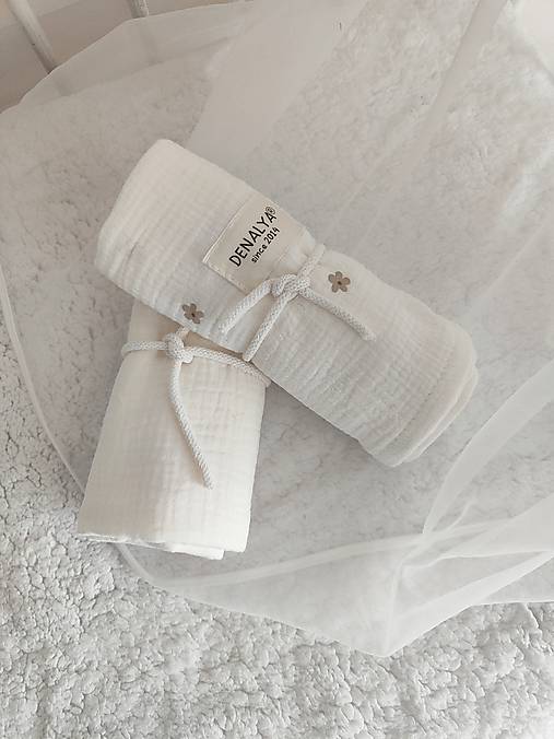 Detské doplnky - Sada 2ks plienok 60x60cm  - 17634375_