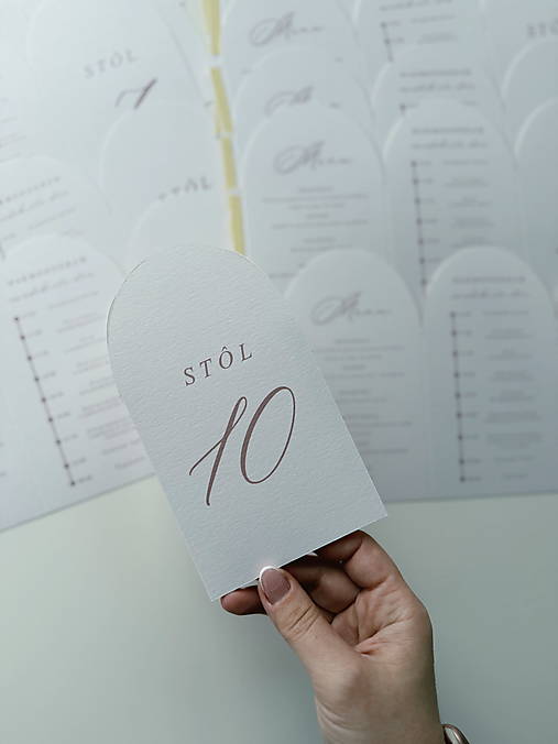 Papiernictvo - Svadobné menu trojhran oblý ružové písmo - 17633101_
