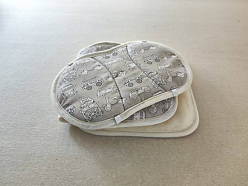 Detský textil - VLNIENKA Podložka do autosedačky Britax RÖMER DUALFIX 0-18 kg 100% Merino proti poteniu a prechladnutiu Autíčka šedé - 17633478_