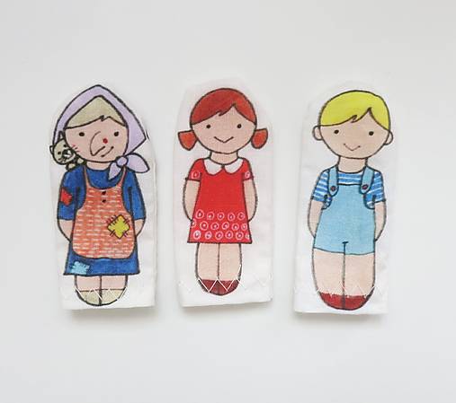 MINI pršteková maňuška - sada rozprávka o Jankovi a Marienke (rozprávka o Jankovi a Marienke)