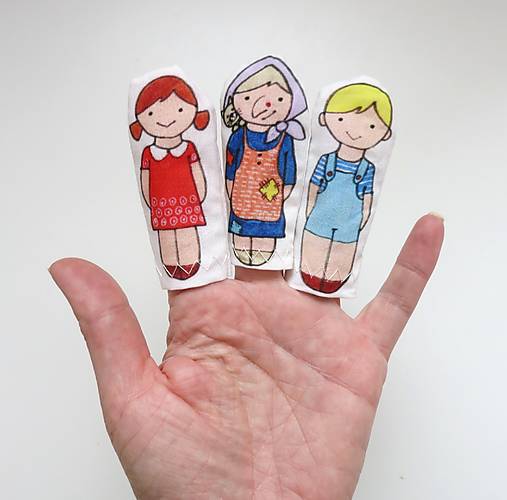 MINI pršteková maňuška - sada rozprávka o Jankovi a Marienke