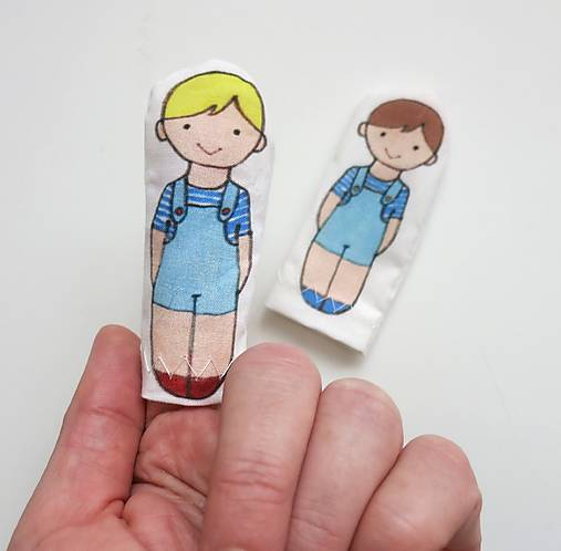 MINI pršteková maňuška - sada rozprávka o Jankovi a Marienke (Janko)