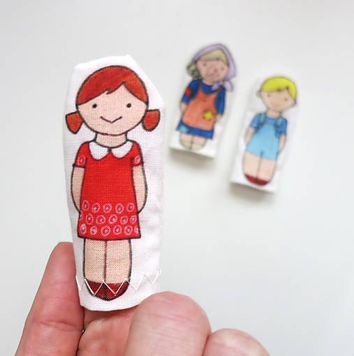 MINI pršteková maňuška - sada rozprávka o Jankovi a Marienke