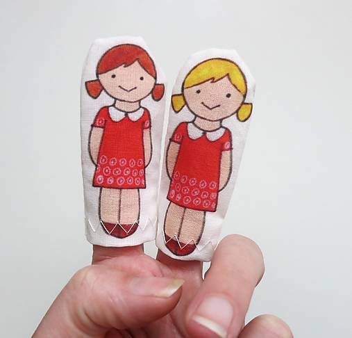 MINI pršteková maňuška - sada rozprávka o Jankovi a Marienke (Marienka)