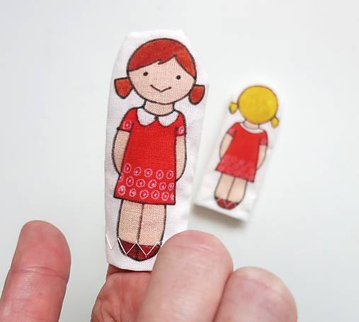 MINI pršteková maňuška - sada rozprávka o Jankovi a Marienke (Marienka)