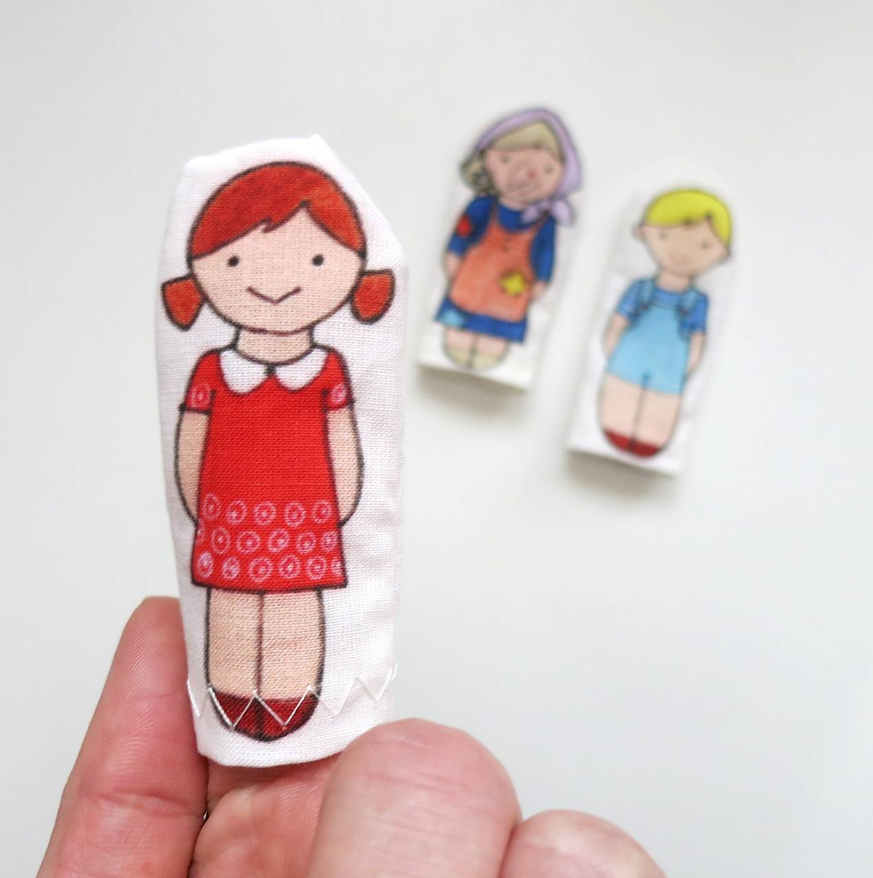 MINI pršteková maňuška - sada rozprávka o Jankovi a Marienke (Marienka)