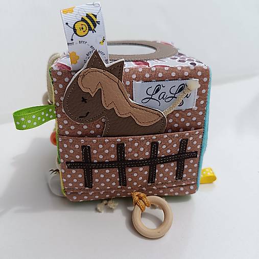 Hračky - Farma - didaktická kocka - 17633568_