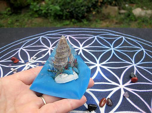 Pyramída 6,5 cm (Morská s mušľami, č. 4300)