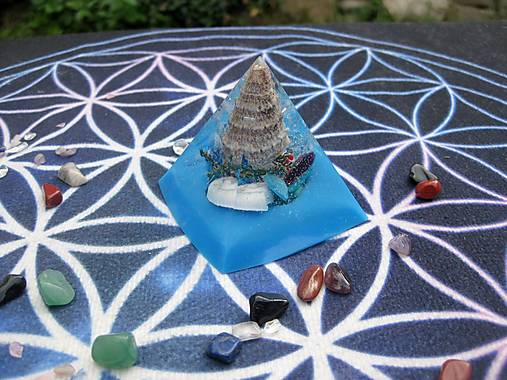 Pyramída 6,5 cm (Morská s mušľami, č. 4300)