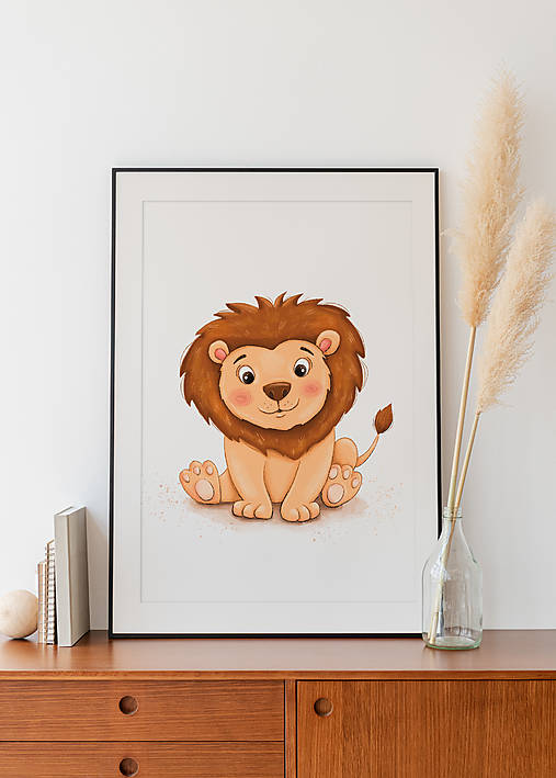 Obrazy - Levík - PRINT (A5/A4/A3) - 17632626_