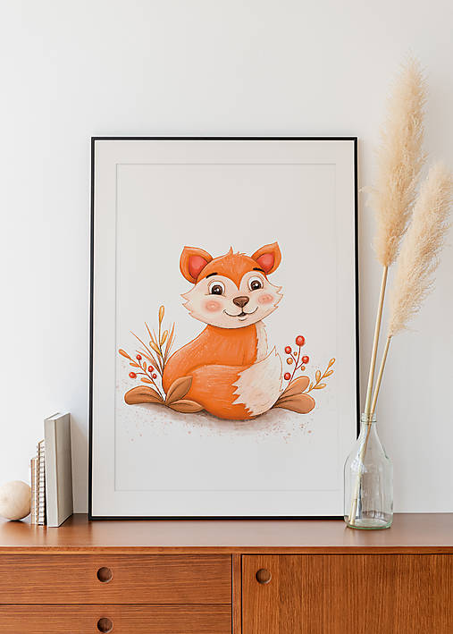 Obrazy - Líška - PRINT (A5/A4/A3) - 17632630_