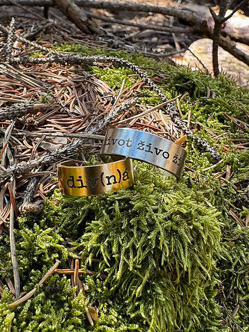 Prstene - Prsteň S VLASTNÝM TEXTOM hrubý (14) - 17633171_