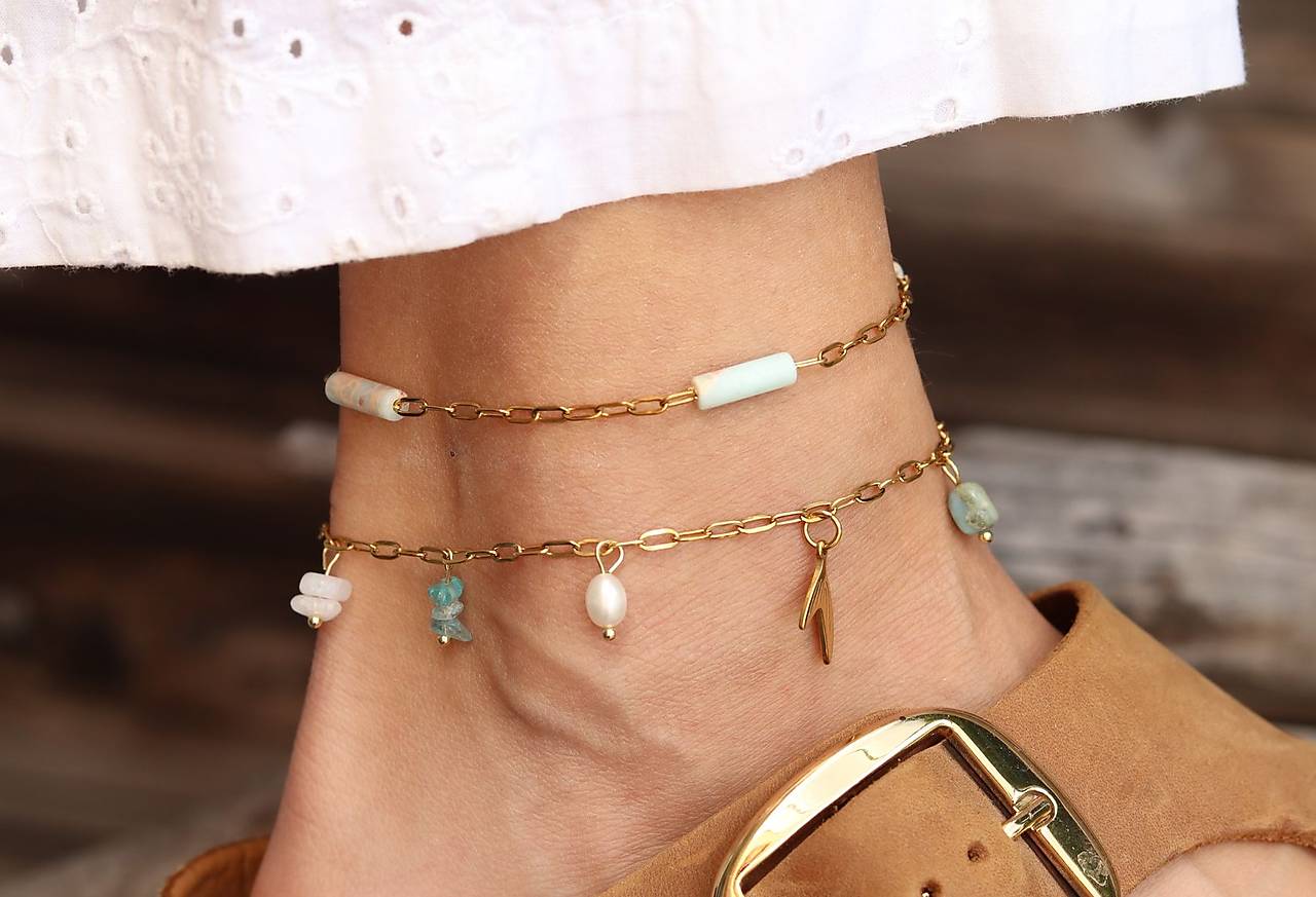 Retiazkový náramok na nohu