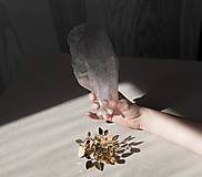 Brošne - Brož vavřín (zlato) - 17634653_