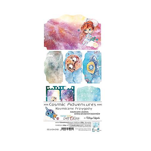Papier - Scrapbook papier Junk Journal Cosmic Adventures - 17636581_