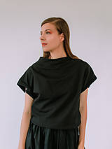  - MIESTNY DÁMSKY TEPLÁKOVÝ TOP OTO (ČIERNY) - 17634938_