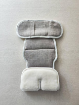 Detský textil - VLNIENKA Vložka proti poteniu do autosedačky Graco Extend 100% Merino top super wash Natural Bambus - 17635614_