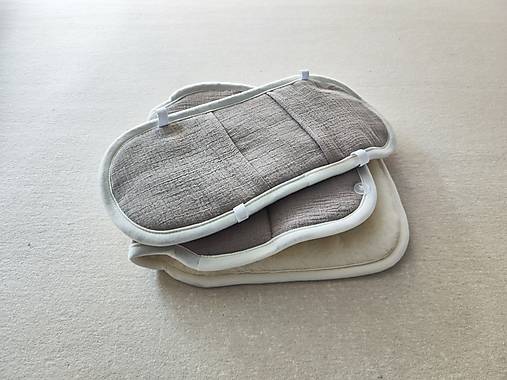 Detský textil - VLNIENKA Vložka proti poteniu do autosedačky Graco Extend 100% Merino top super wash Natural Bambus - 17635616_