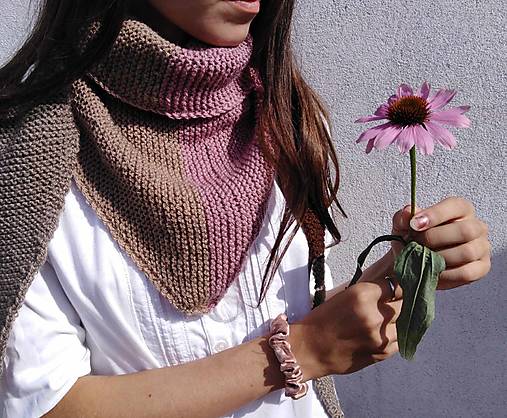 Šály a nákrčníky - šatkoŠál - 17636271_