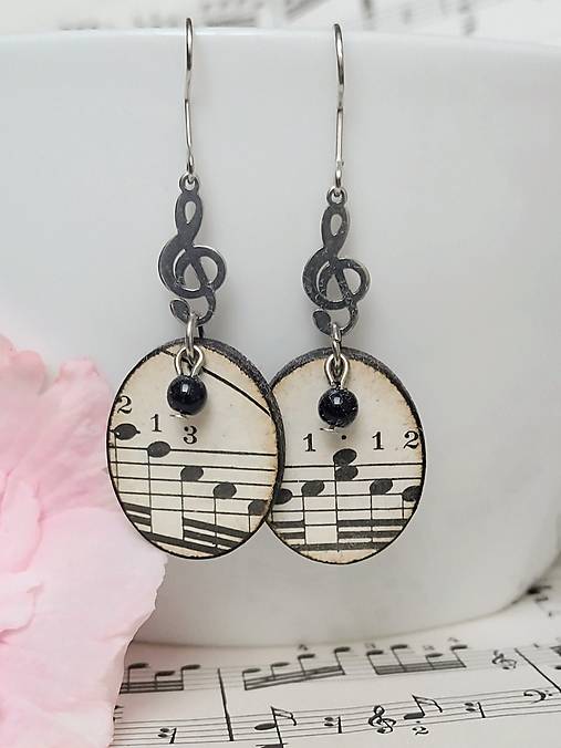 Náušnice - Milujem hudbu  - 17635698_